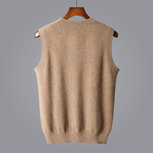 Alessandra sweater vest in camel