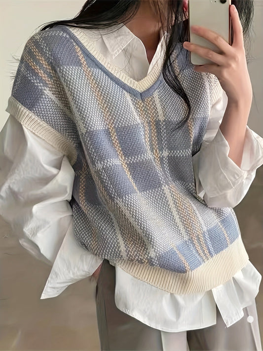 Meredith sweater vest in mixed colors