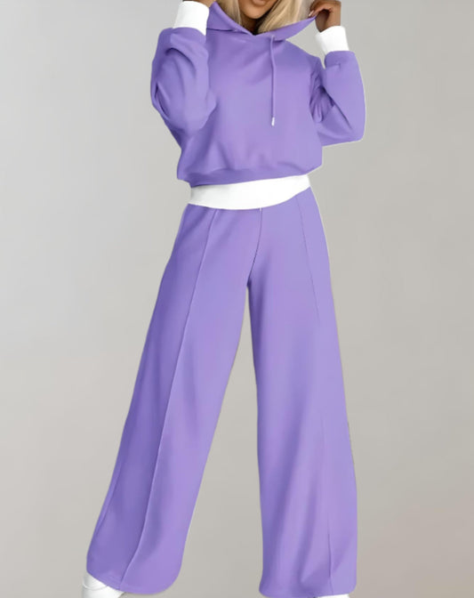 Cozy Comfort Women's Tracksuit Set | Soft Fabric, Casual Hoodie and Pants 1