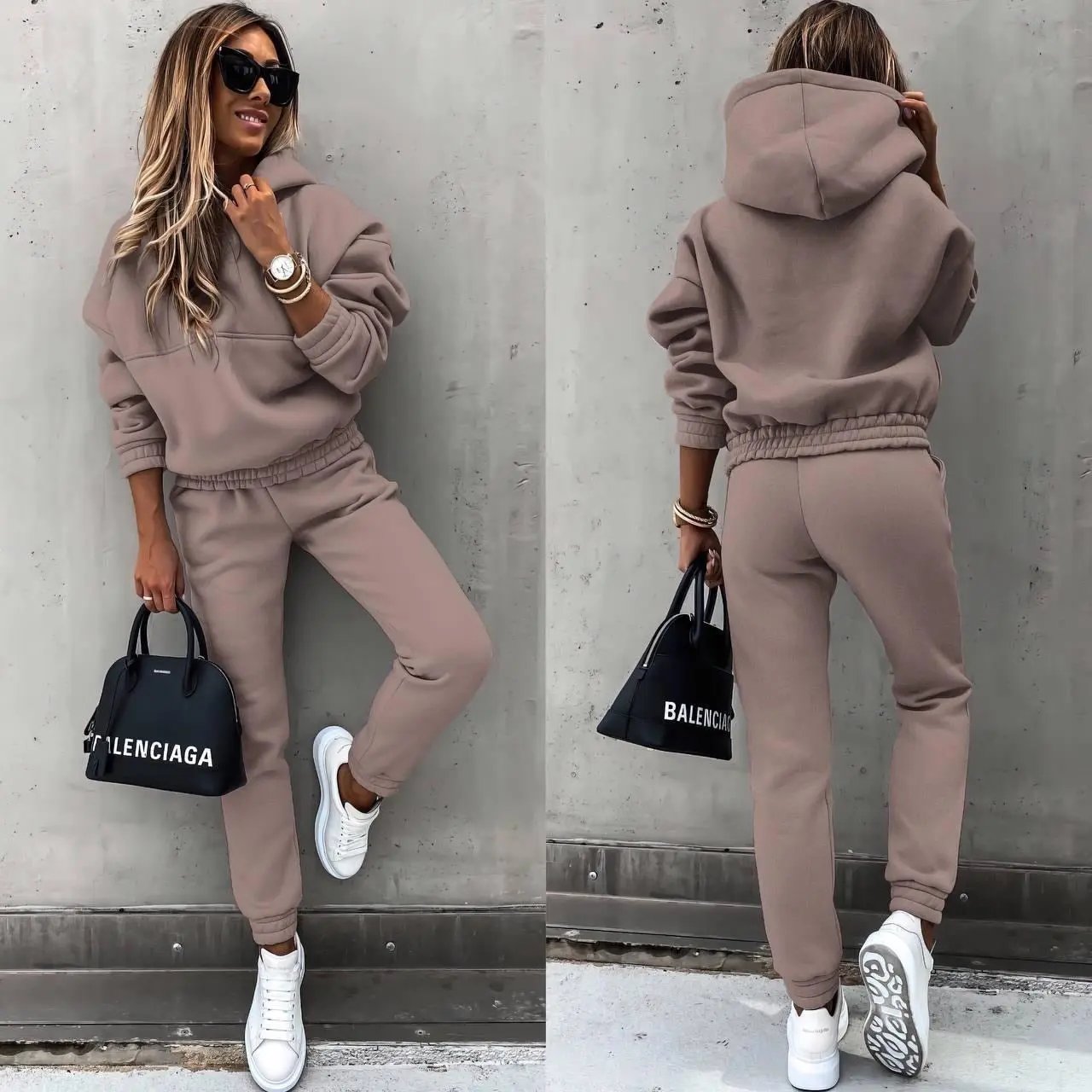 Cozy Women's Jogger Set | Soft Fabric, Relaxed Fit, Hoodie and Sweatpants Set 5
