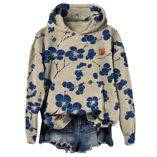 Isabella | Women’s Floral Print Hoodie | Fall Sweatshirt