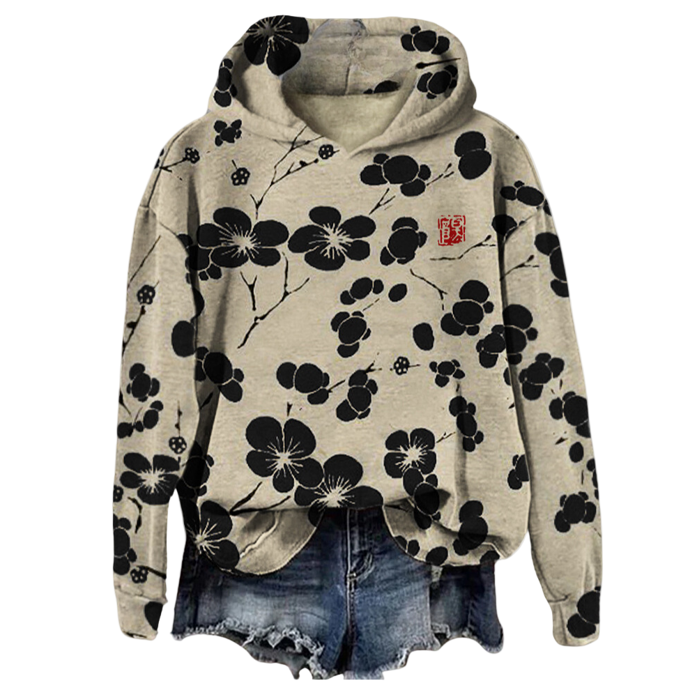 Isabella | Women’s Floral Print Hoodie | Fall Sweatshirt