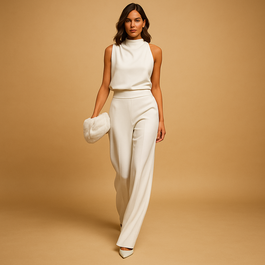 Women’s Halter Jumpsuit | Elegant Wide-Leg Design 5