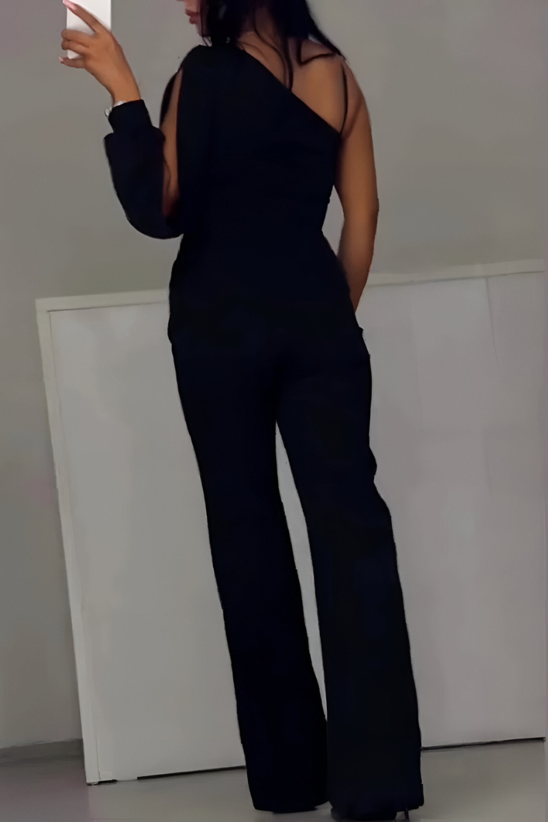 Women's premium wide leg jumpsuit | Elegant contemporary summer outfit 2