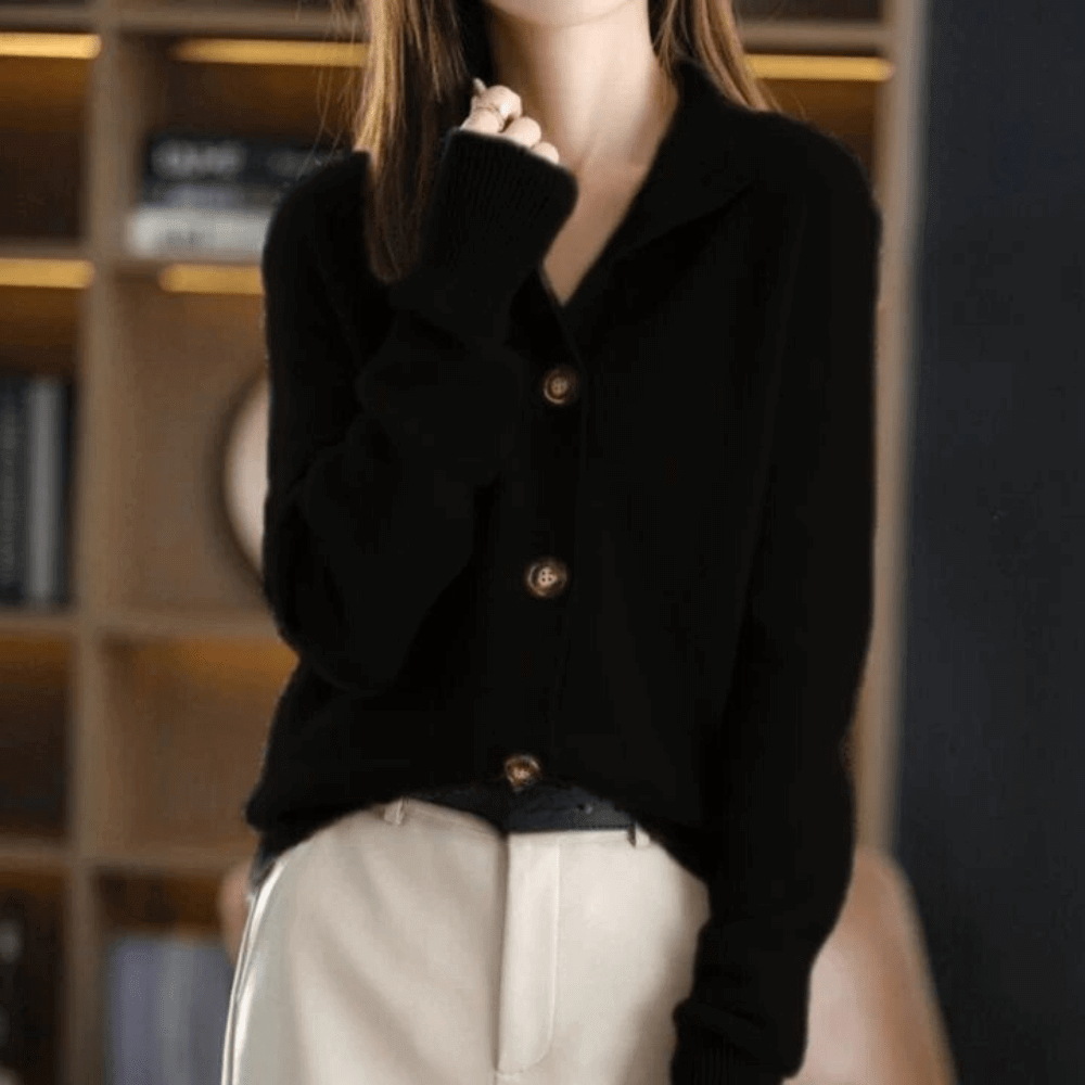 Saar Open Front Soft Knit in Khaki – Women's Cardigan