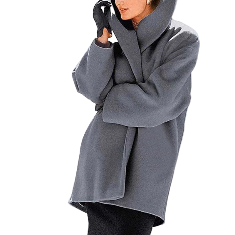 Taylor | Women’s Wool Blend Coat with Wide Collar