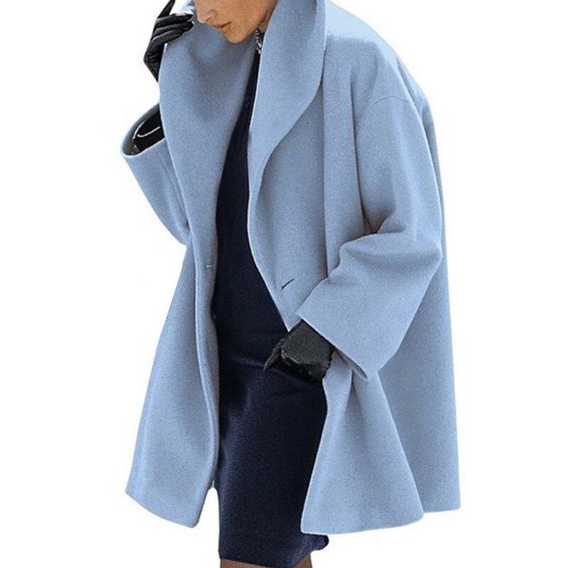 Taylor | Women’s Wool Blend Coat with Wide Collar