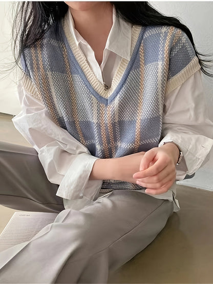 Meredith sweater vest in mixed colors