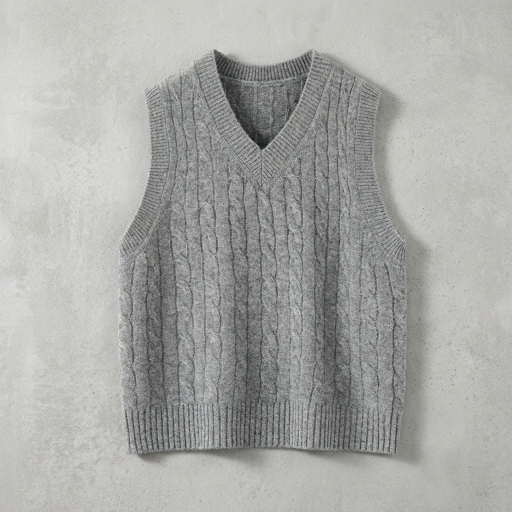 Aurelie sweater vest in gray