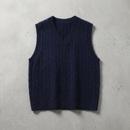 Aurelie sweater vest in gray