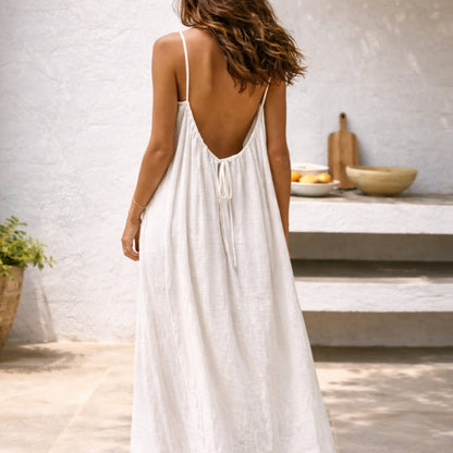 Thessaly | Relaxed Maxi Beach Dress — Velouze
