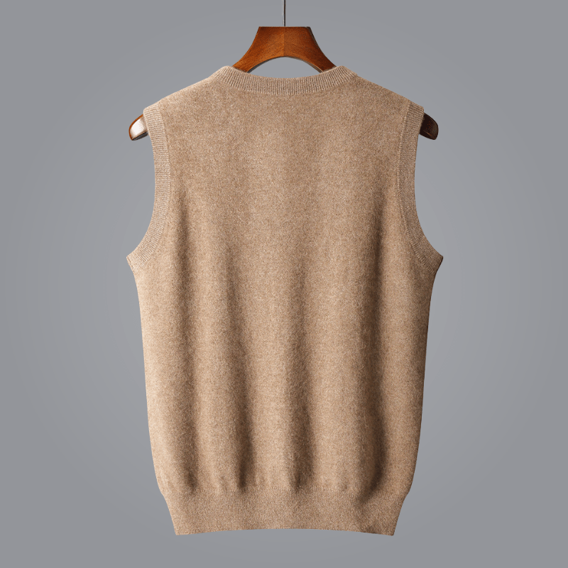 Alessandra sweater vest in camel
