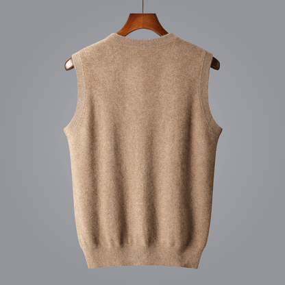 Alessandra sweater vest in camel