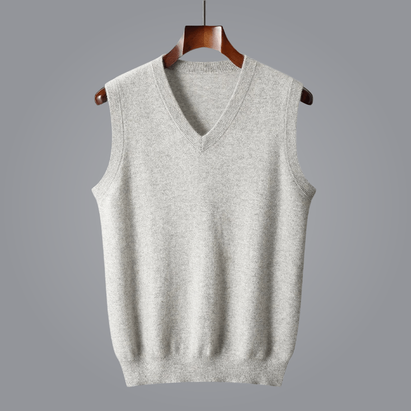 Alessandra sweater vest in light gray