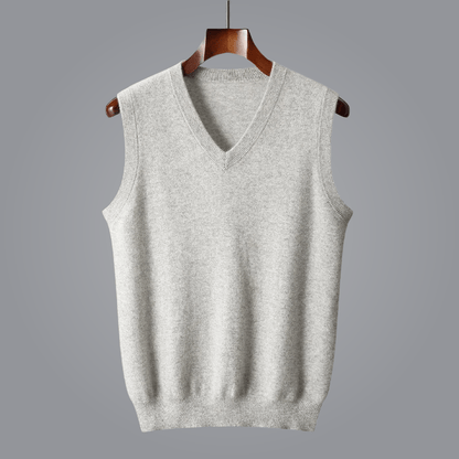 Alessandra sweater vest in light gray