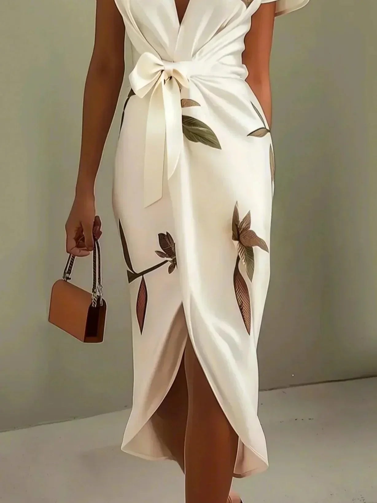 Rowan | Deep V Wrap Midi — Velouze