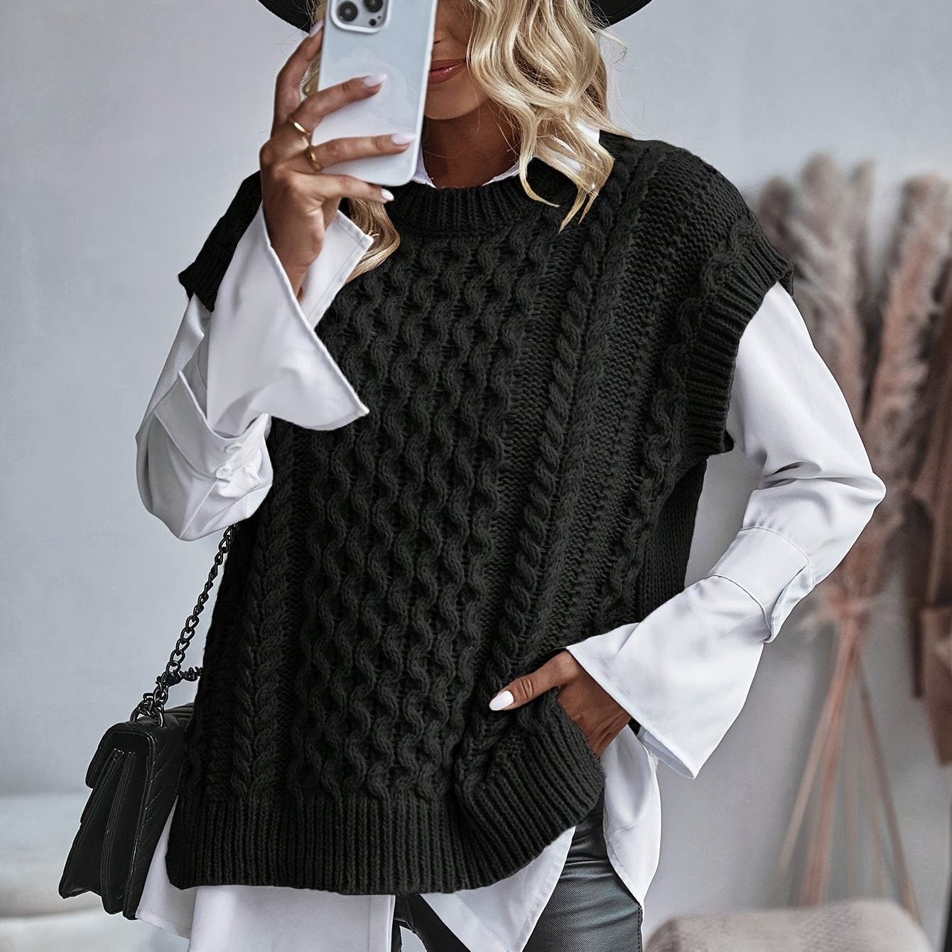 Colette sweater vest in grey