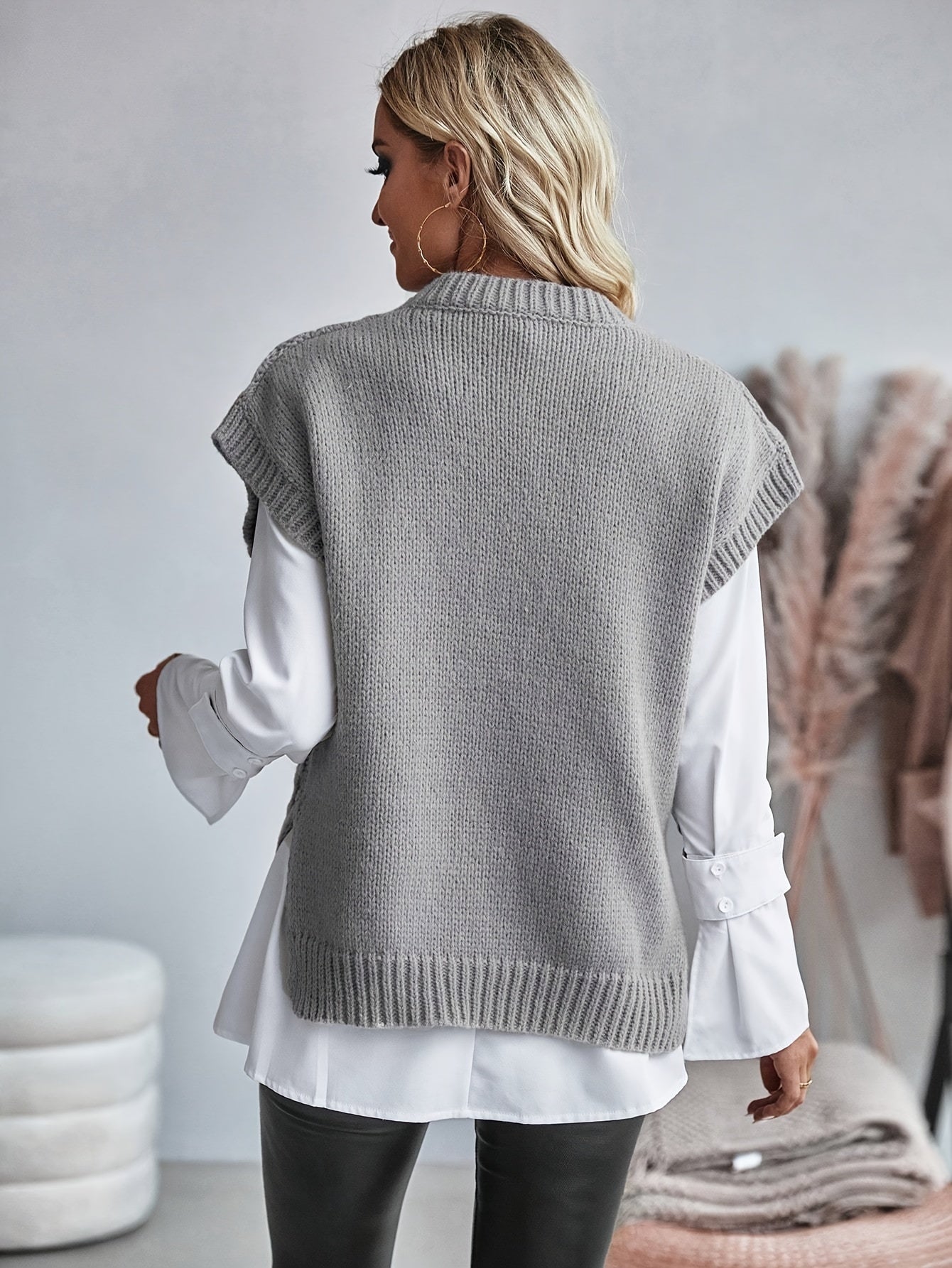 Colette sweater vest in grey