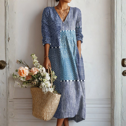 Paloma | Retro Print Swing Midi — Velouze
