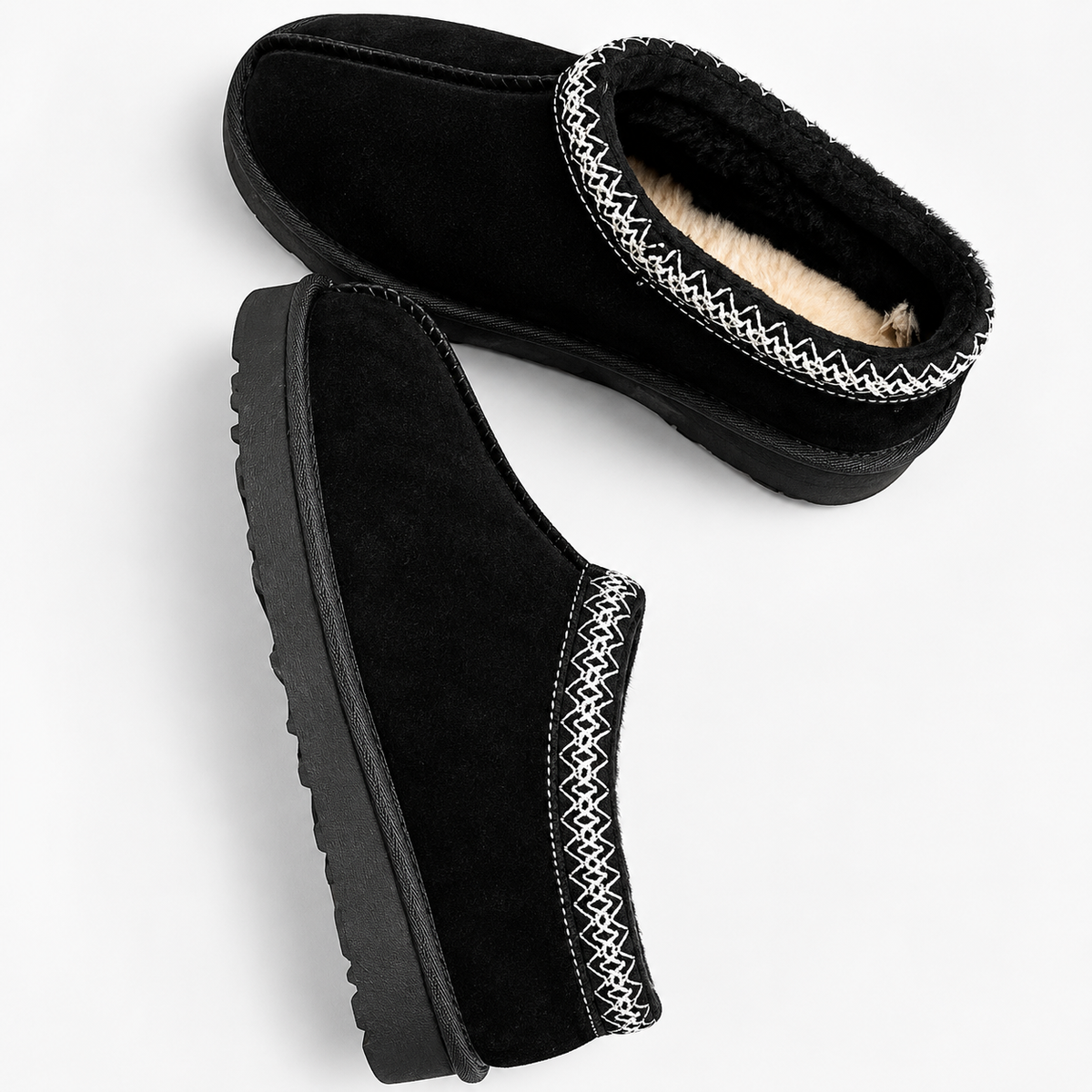 Elowen | Fur-Lined Slip-On Winter Slippers