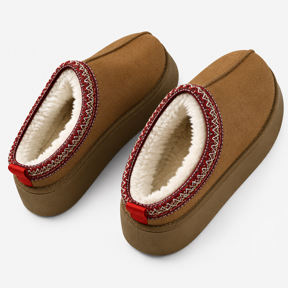 Elowen | Fur-Lined Slip-On Winter Slippers