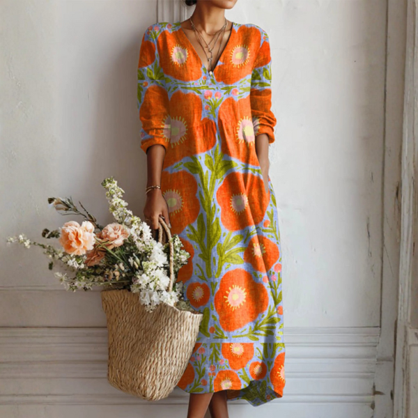 Isolde | Enchanted Floral Midi — Velouze