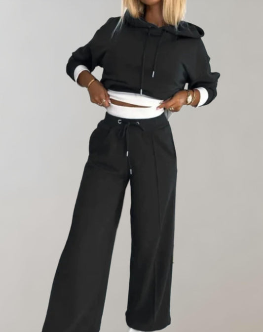 Cozy Comfort Women's Tracksuit Set | Soft Fabric, Casual Hoodie and Pants 0