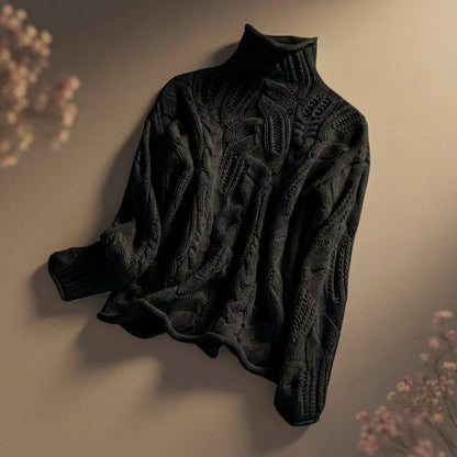 Cozy Knit Sweater for Women | Merino Wool Blend, Modern Design 3