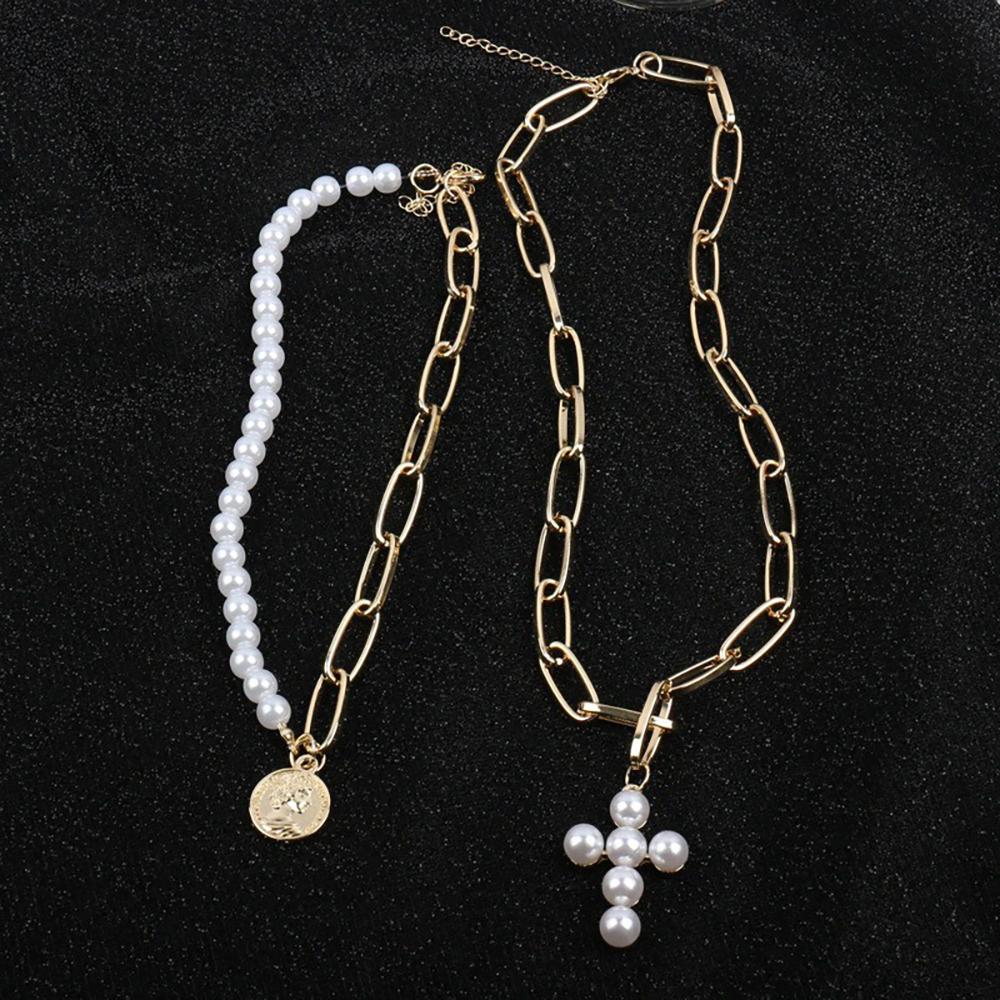 Elegant Pearl Heart Pendant Necklace | Multi-Layer Design, Lightweight 6