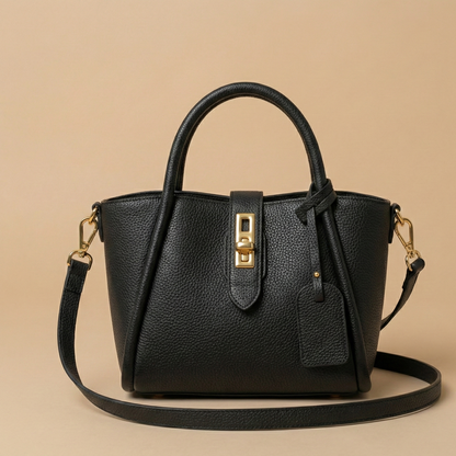 Luxury Leather Bucket Bag | Minimalist & Timeless Everyday Style