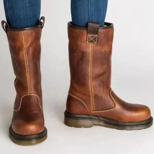Insulated Cowgirl Boots for Women | Cozy Faux Leather, Western Style 0