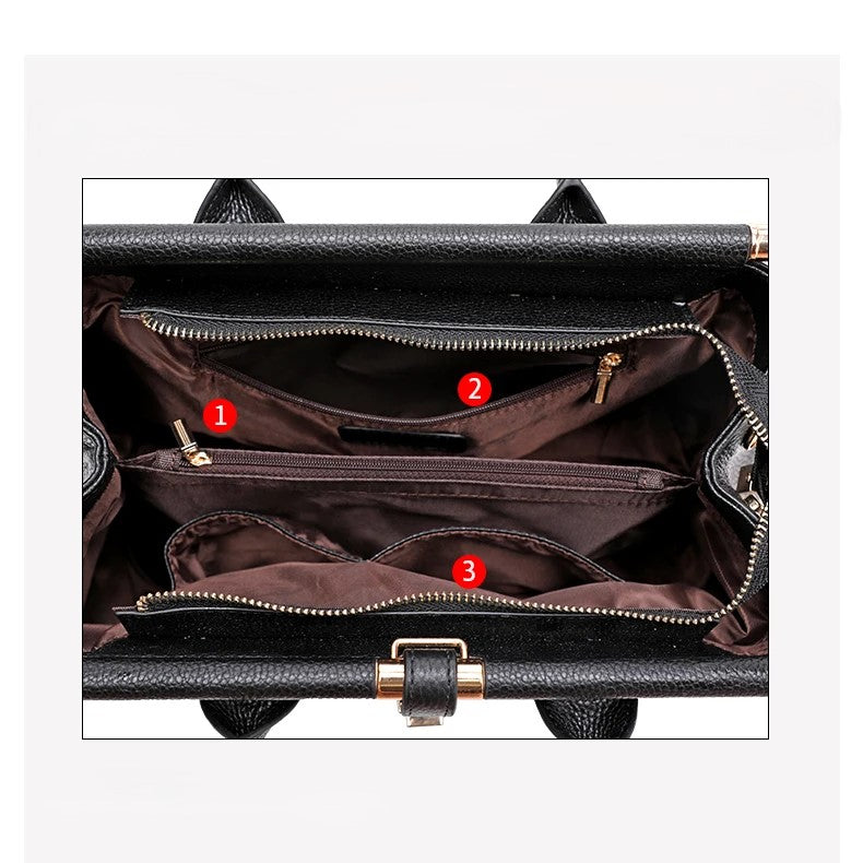 Maxie Alligator Handbag | Premium Cowhide Leather, Chic Design 7