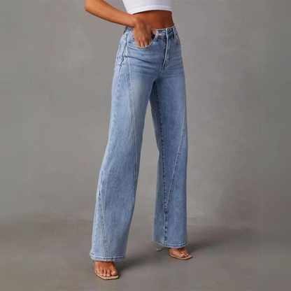 Evelyn | High-Waisted Wide-Flare Jeans | Signature Retro Denim