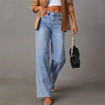 Evelyn | High-Waisted Wide-Flare Jeans | Signature Retro Denim