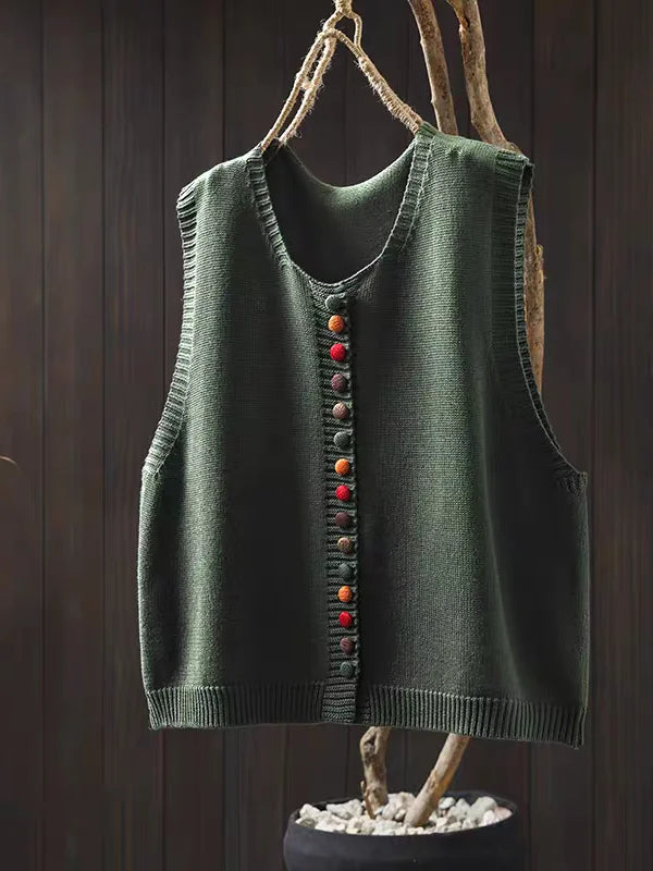 Rosamund sweater vest in black