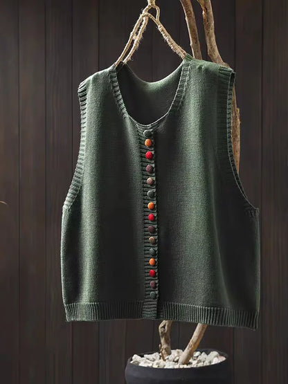 Rosamund sweater vest in black