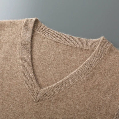 Alessandra sweater vest in camel