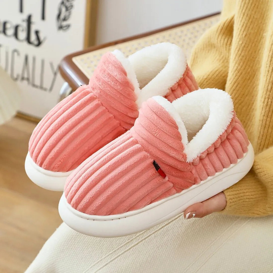 Coraline | Snug Knit Slide Slippers