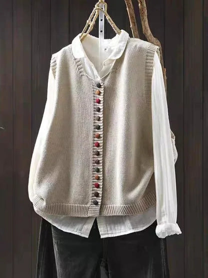 Rosamund sweater vest in black