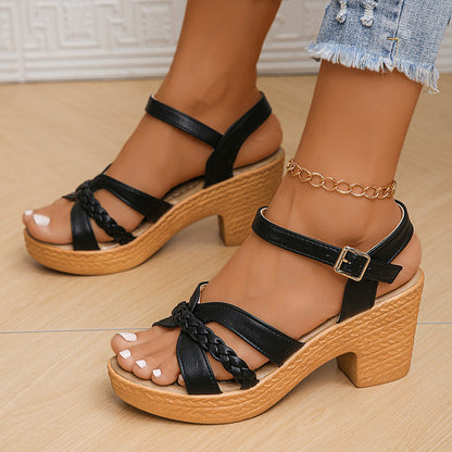 Toscana Sandals for Women | Vegan Leather, Comfortable Block Heel 2