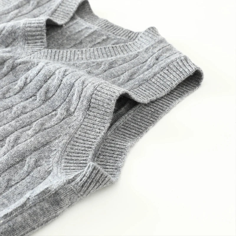 Aurelie sweater vest in gray