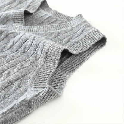 Aurelie sweater vest in gray