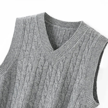 Aurelie sweater vest in gray