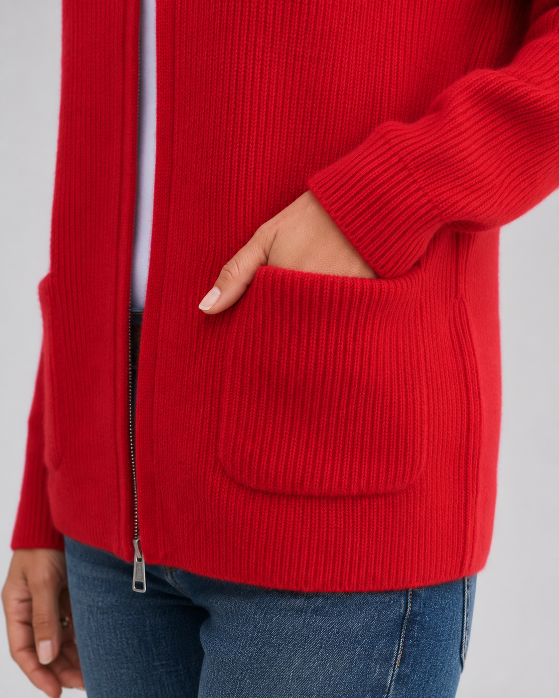 Edith | Cardigan mit offener Vorderseite