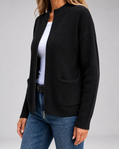 Edith | Cardigan mit offener Vorderseite