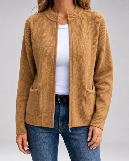 Edith | Cardigan mit offener Vorderseite