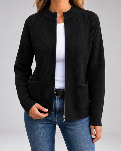 Edith | Cardigan mit offener Vorderseite
