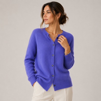 Reva | Strickjacke mit weichen Knöpfen