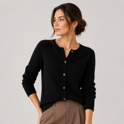 Reva | Strickjacke mit weichen Knöpfen