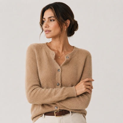 Reva | Strickjacke mit weichen Knöpfen